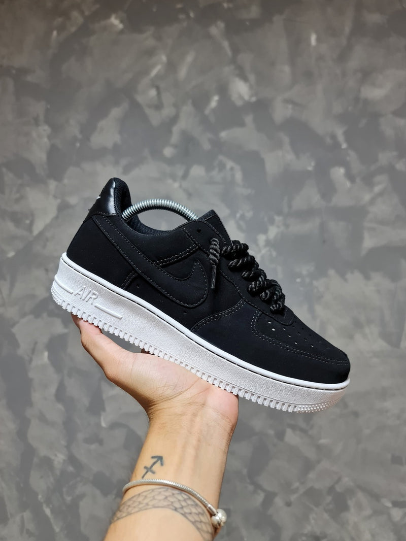 Air Force Preto e Branco nobuck