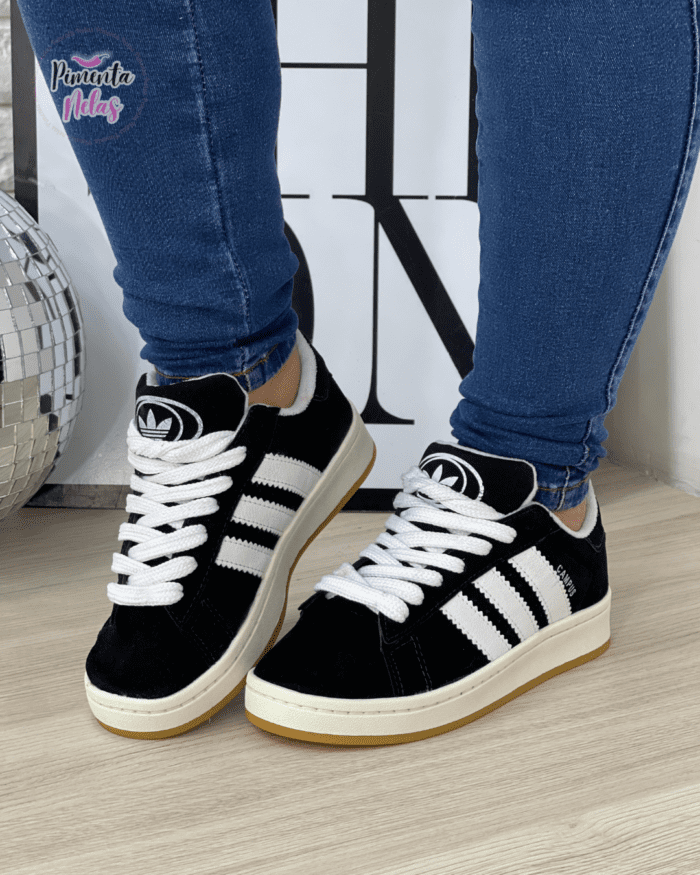 Adidas Campus Preto e Branco